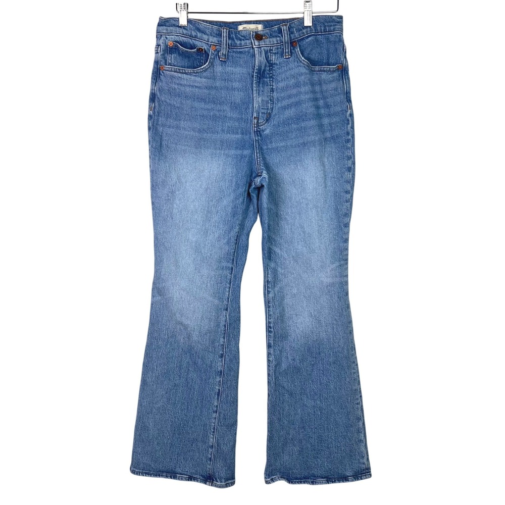 Madewell The Perfect Vintage Flare Jean High Rise Medium Blue Denim Size 29
